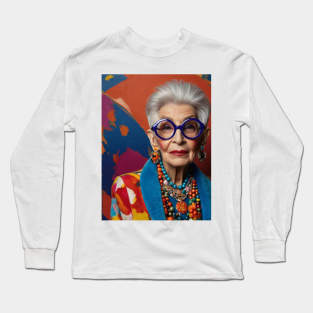 Iris Apfel Long Sleeve T-Shirt